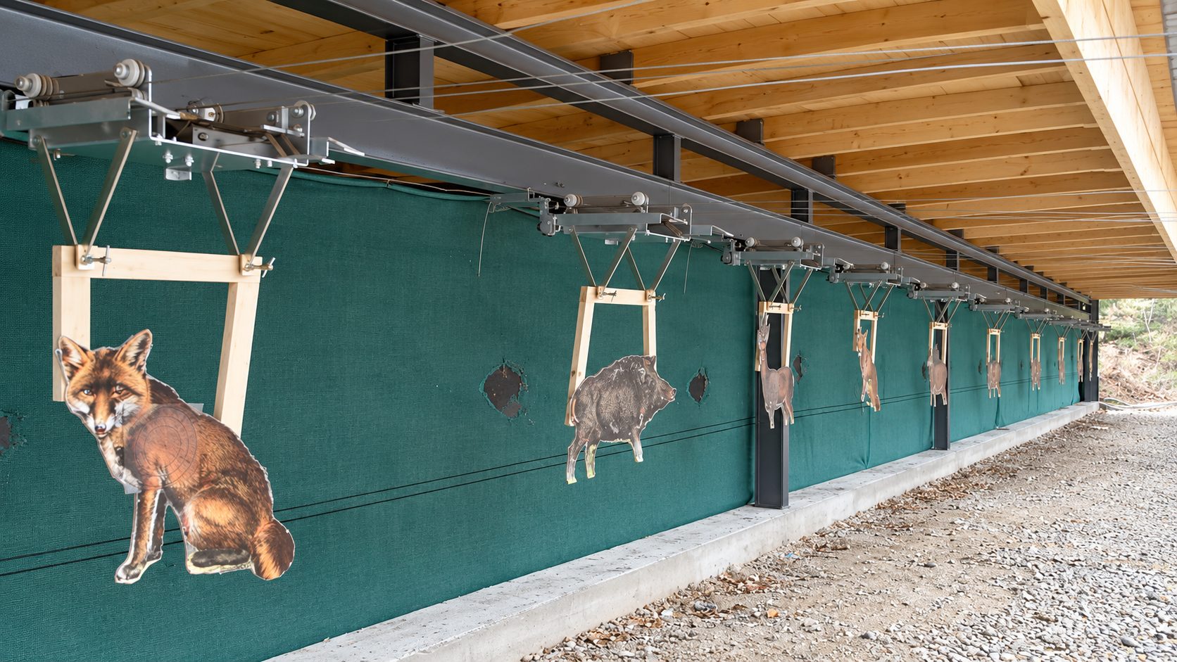 <b>Cable pull system GK 100 m</b> overhead design